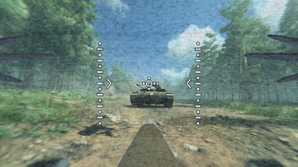 FPV War: Kamikaze Drone &mdash; first-person view from the drone camera on approach to a tank